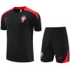 Mens Portugal Short Training Suit Black 2024