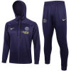 Mens PSG Hoodie Jacket + Pants Training Suit Dark Purple 2023/24
