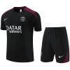 Mens PSG Short Training Suit Black 2024/25