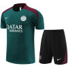 Mens PSG Short Training Suit Dark Green 2024/25