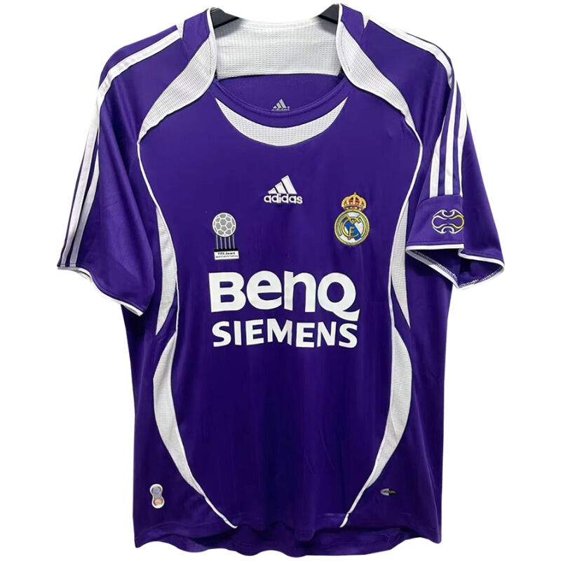Mens Real Madrid Retro Away Jersey 2006/07