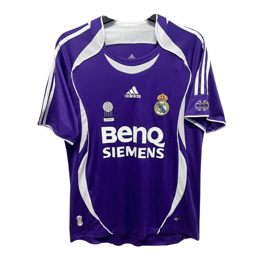 Mens Real Madrid Retro Away Jersey 2006/07