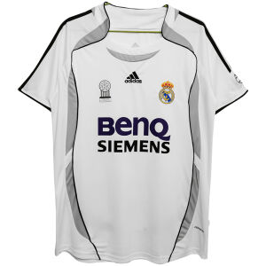 Mens Real Madrid Retro Home Jersey 2006/07