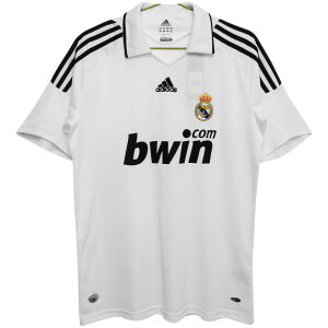 Mens Real Madrid Retro Home Jersey 2008/09