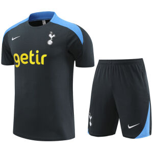 Mens Tottenham Hotspur Short Training Suit Dark Grey 2024/25