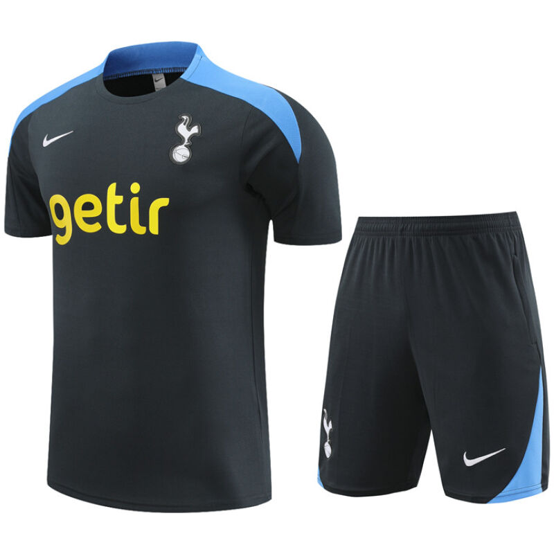 Mens Tottenham Hotspur Short Training Suit Dark Grey 2024/25