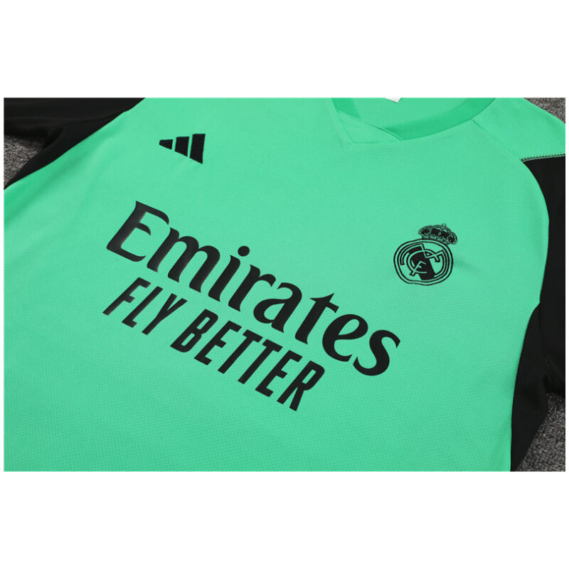 Mens Real Madrid Short Training Suit Green 2023/24