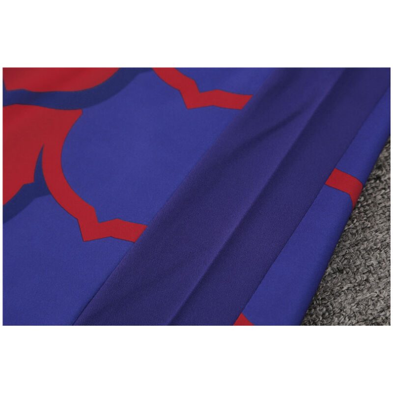 Mens Barcelona Training Suit Red – Blue 2024/25