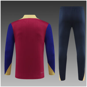 Kids Barcelona Training Suit Red 2024/25