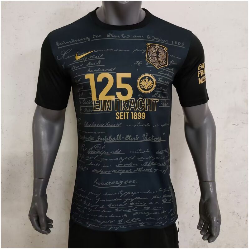 Herren Eintracht Frankfurt 125. Jubiläum Schwarzes Trikot