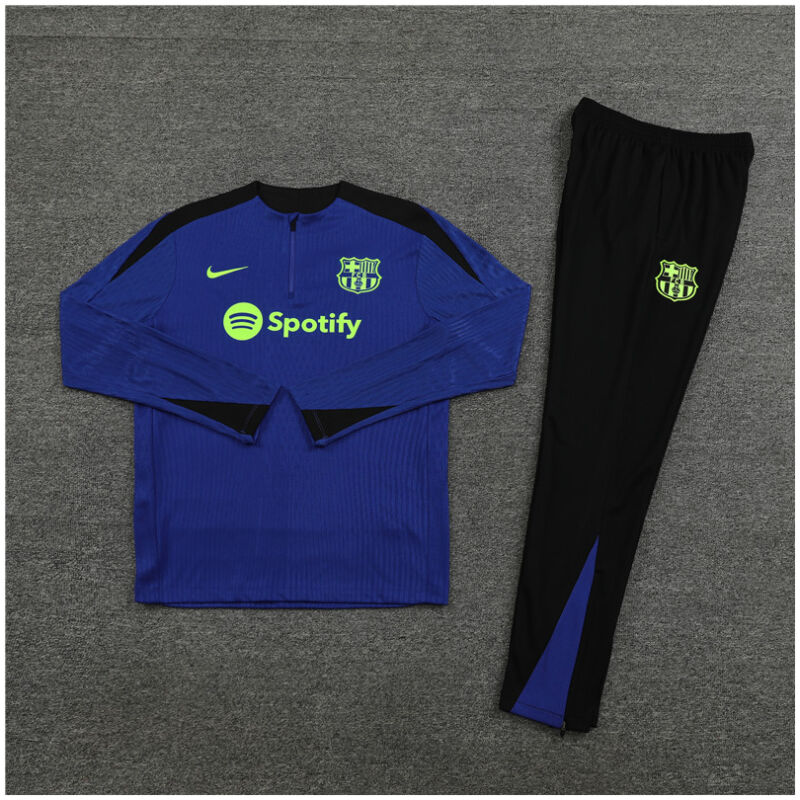 Kids Barcelona Training Suit Blue 2024/25