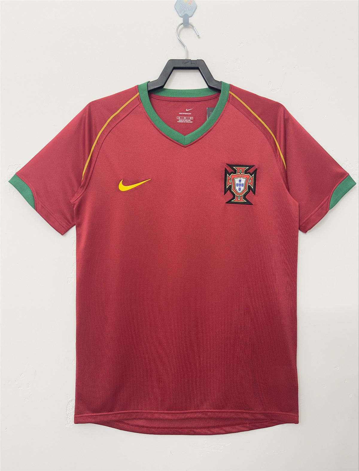 Mens Portugal Retro Home Jersey 2006