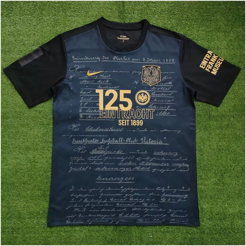Herren Eintracht Frankfurt 125. Jubiläum Schwarzes Trikot