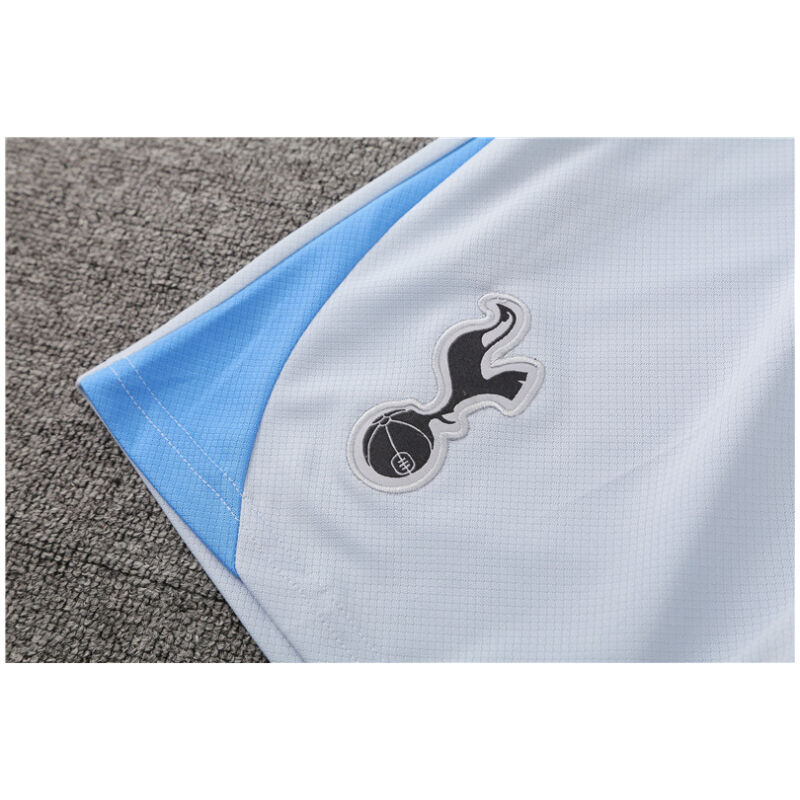Mens Tottenham Hotspur Short Training Suit Light Grey 2024/25
