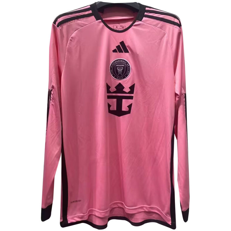 Mens Inter Miami C.F. Home Jersey Long Sleeve 2024/25