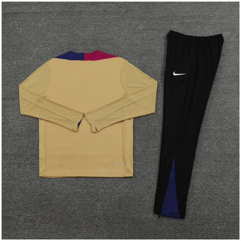 Kids Barcelona Training Suit Gold 2024/25