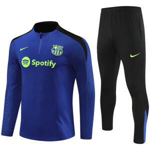 Mens Barcelona Training Suit Blue 2024/25