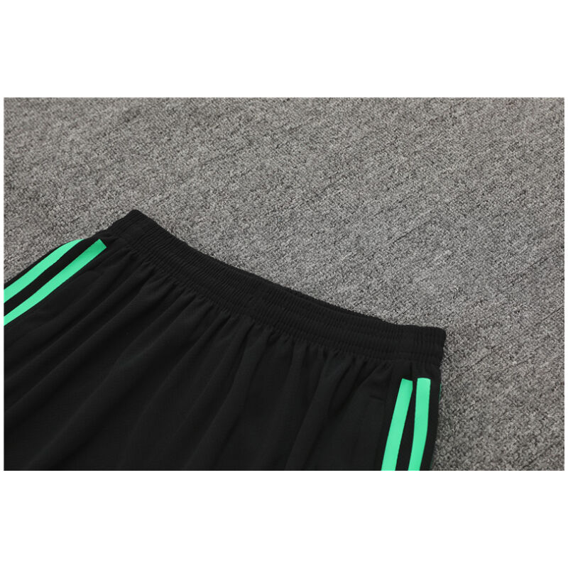 Mens Real Madrid Short Training Suit Green 2023/24