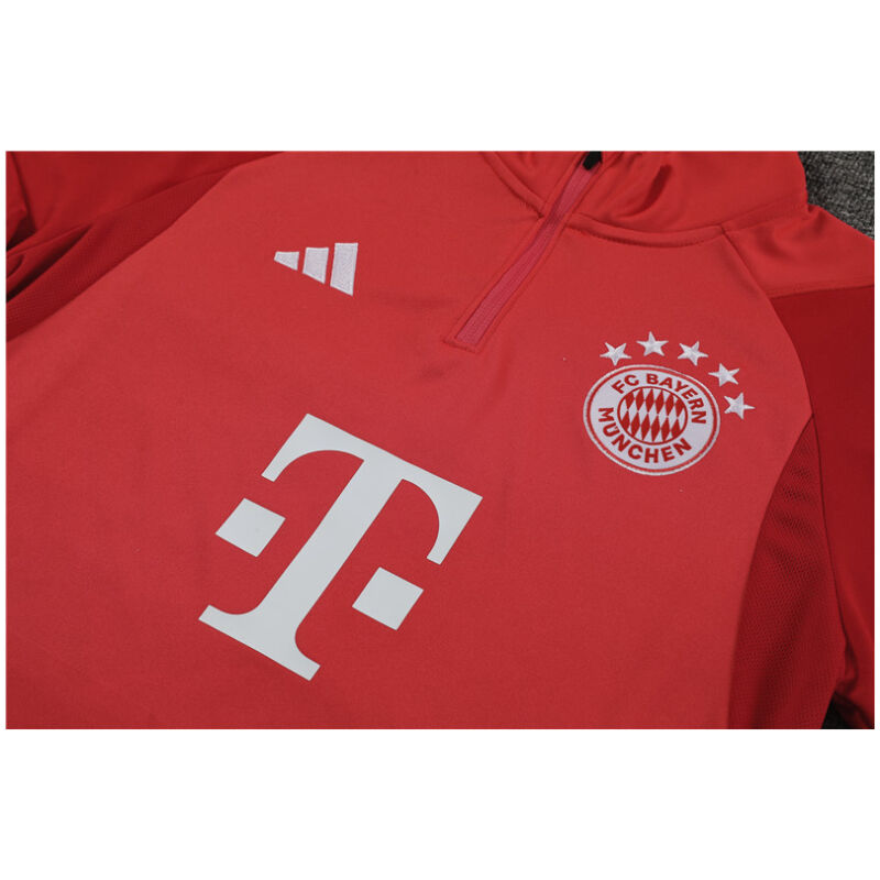 Mens Bayern Munich Training Suit Red 2024/25