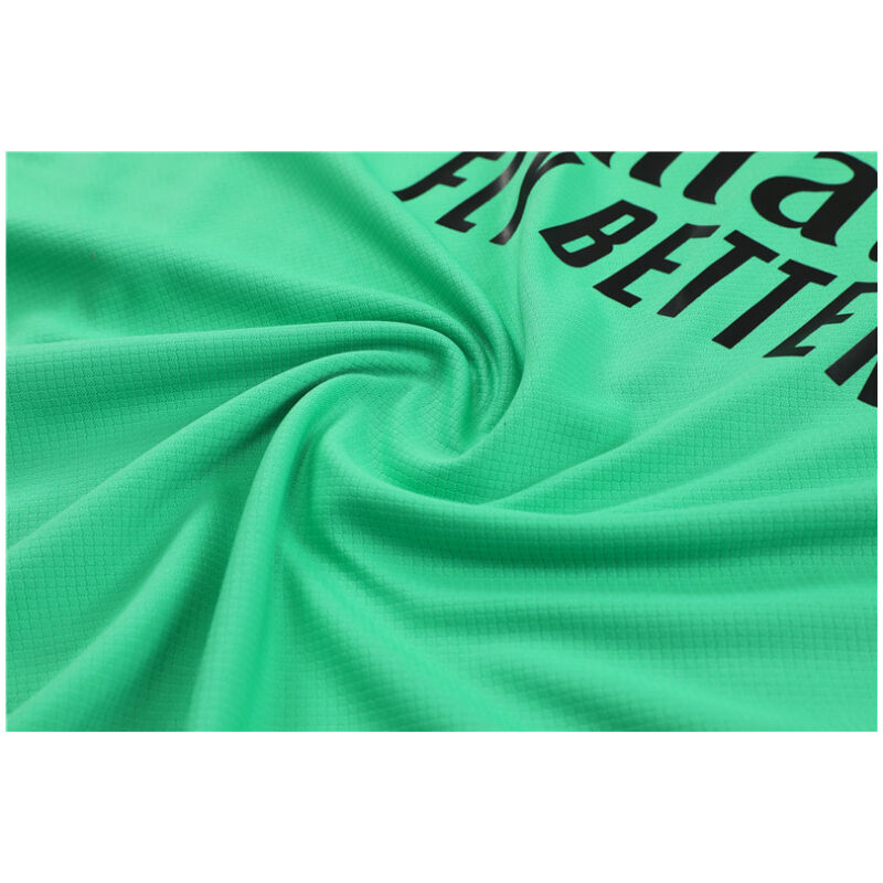 Mens Real Madrid Short Training Suit Green 2023/24
