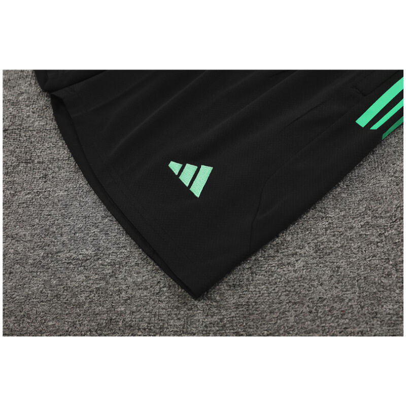 Mens Real Madrid Short Training Suit Green 2023/24