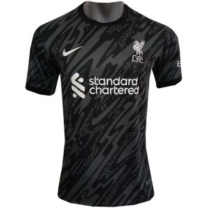 Mens Liverpool Goalkeeper Black Jersey 2024/25