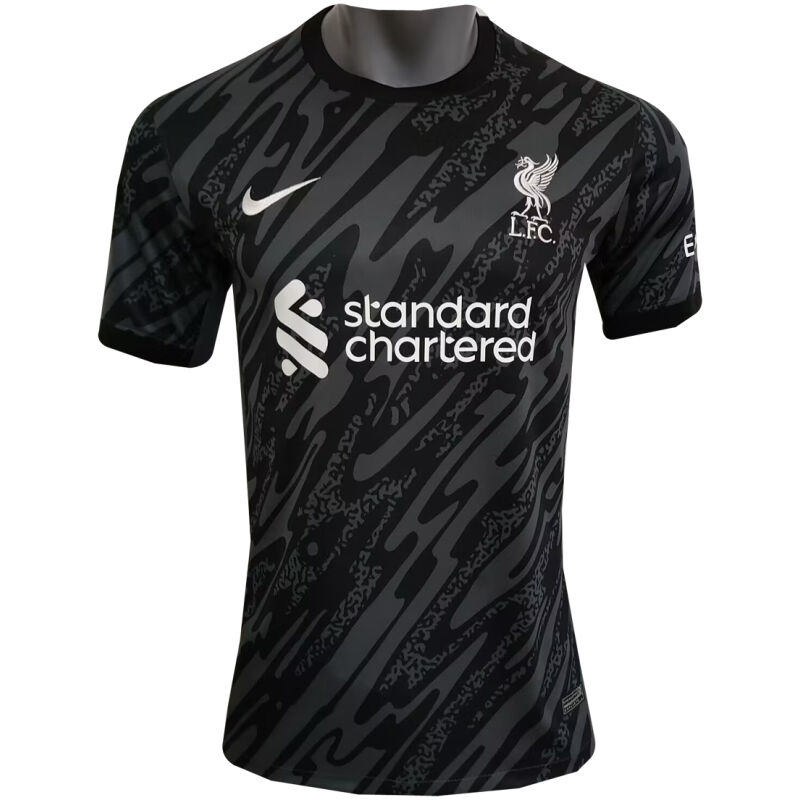 Mens Liverpool Goalkeeper Black Jersey 2024/25