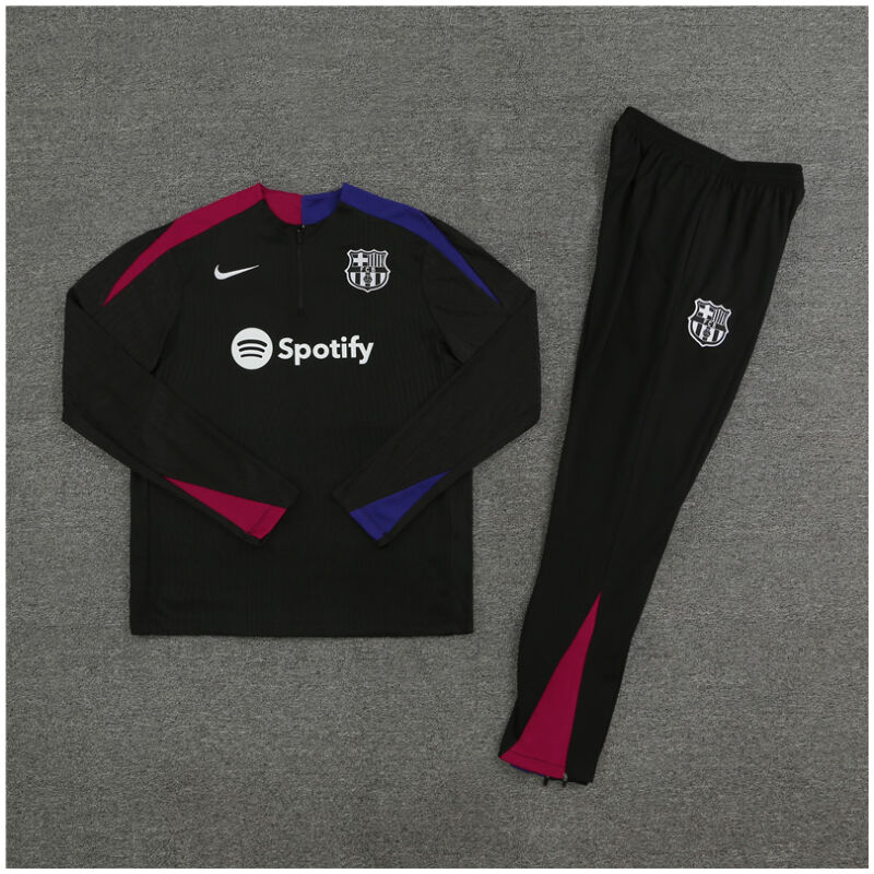 Kids Barcelona Training Suit Black 2024/25