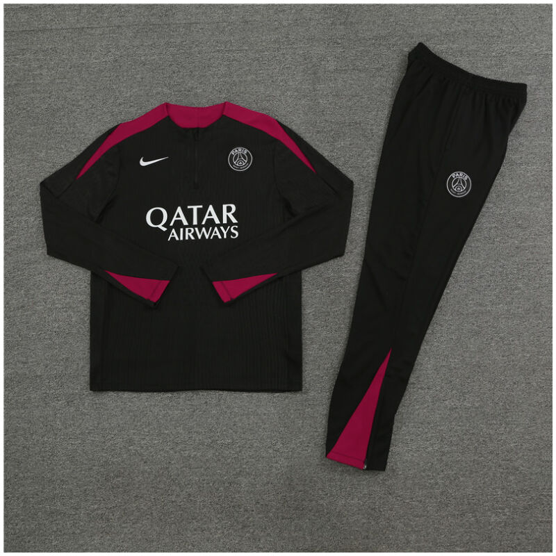 Mens PSG Training Suit Black 2024/25