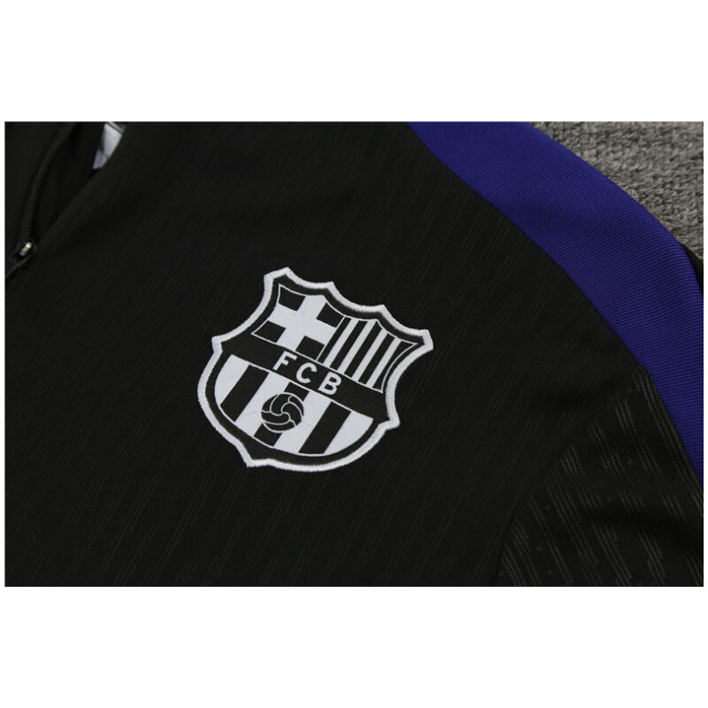 Mens Barcelona Training Suit Black 2024/25