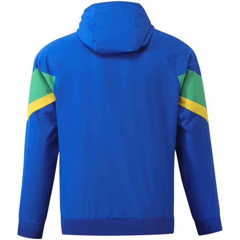 Mens Brazil All Weather Windrunner Jacket Blue 2024