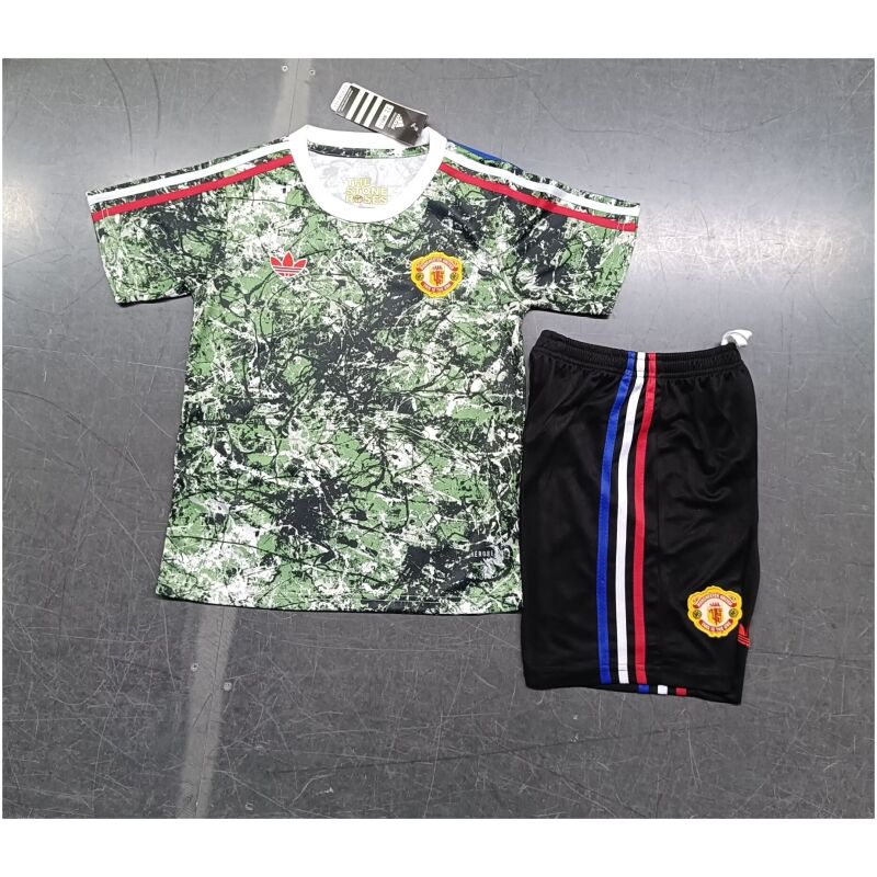 Kids Manchester United Special Green Jersey 2024/25