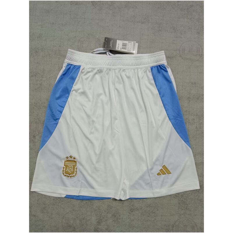 Mens Argentina Home White Shorts 2024