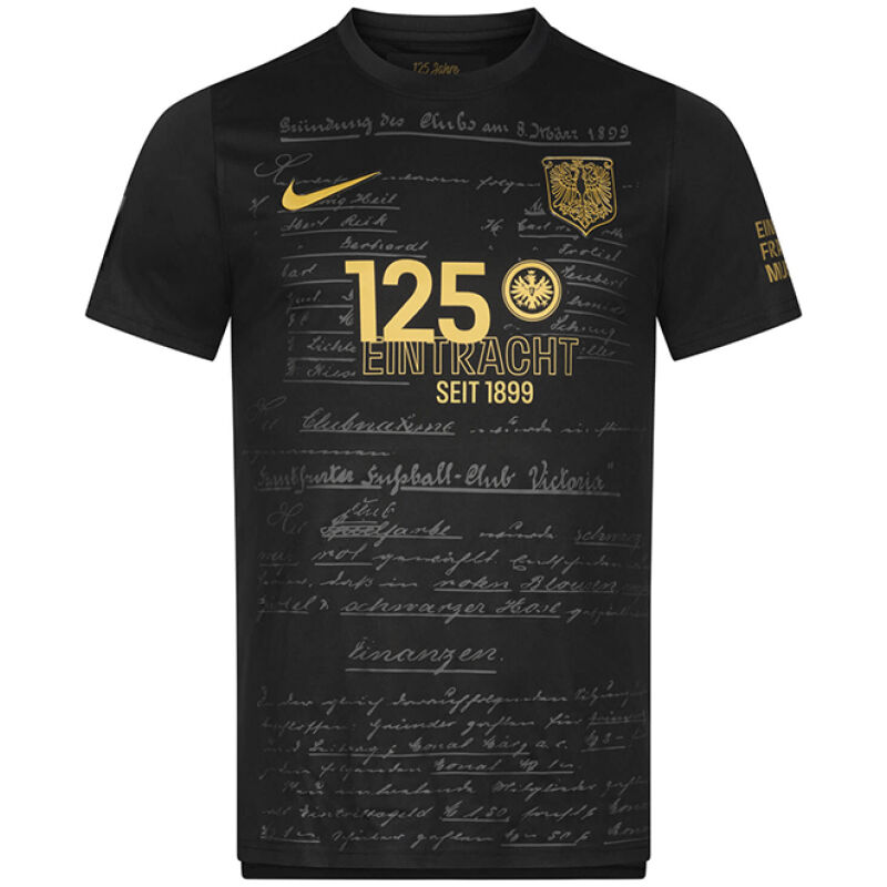 Herren Eintracht Frankfurt 125. Jubiläum Schwarzes Trikot