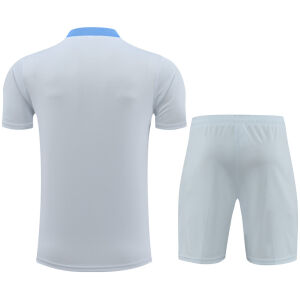 Mens Tottenham Hotspur Short Training Suit Light Grey 2024/25