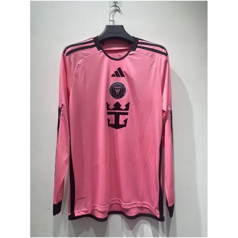 Mens Inter Miami C.F. Home Jersey Long Sleeve 2024/25