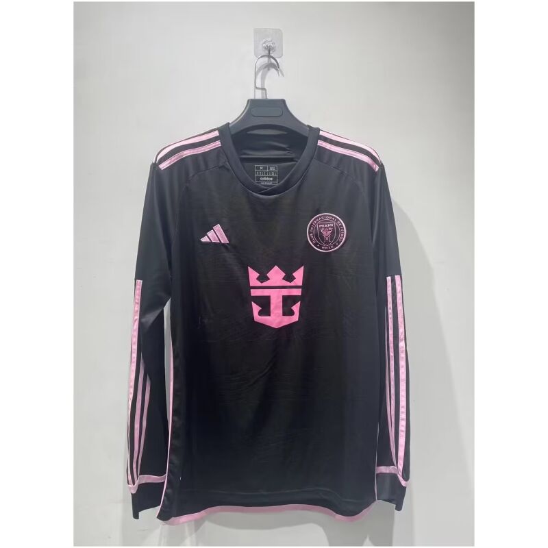 Mens Inter Miami C.F. Away Jersey Long Sleeve 2024/25