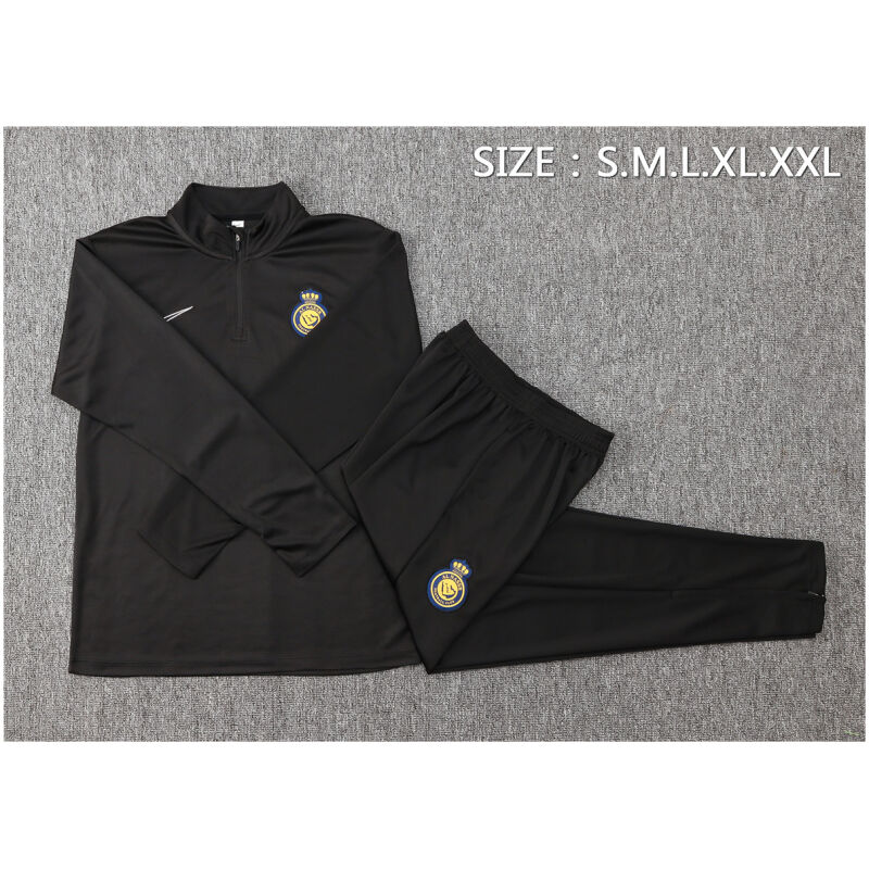Mens Riyadh Al-Nassr Training Suit Black 2024/25
