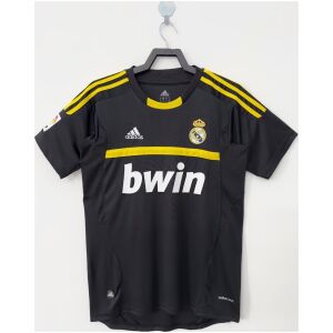 Herren Real Madrid Retro Torwart schwarzes Trikot 2011/12