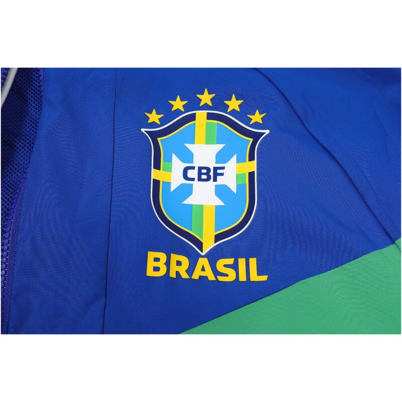 Mens Brazil All Weather Windrunner Jacket Blue 2024