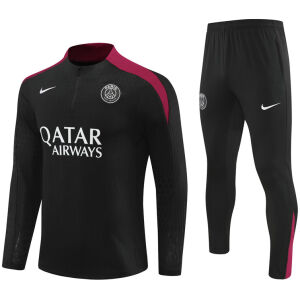 Mens PSG Training Suit Black 2024/25