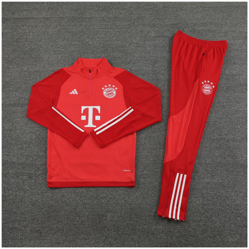 Mens Bayern Munich Training Suit Red 2024/25