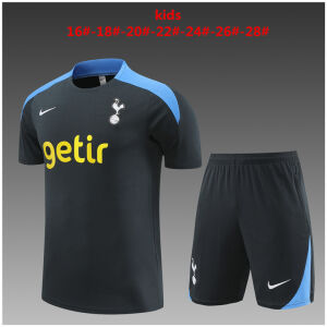 Kids Tottenham Hotspur Short Training Suit Dark Grey 2024/25
