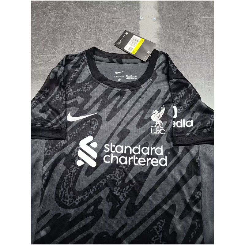 Kids Liverpool Goalkeeper Black Jersey 2024/25