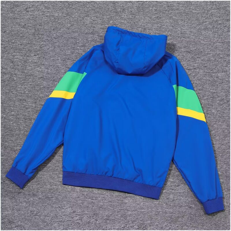 Mens Brazil All Weather Windrunner Jacket Blue 2024
