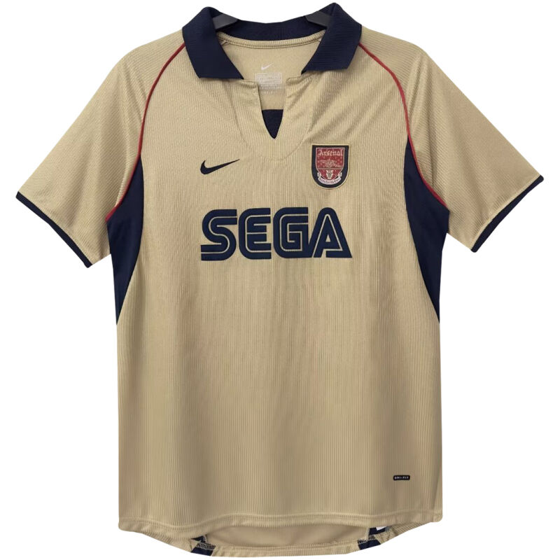 Mens Arsenal Retro Away Jersey  2001/02