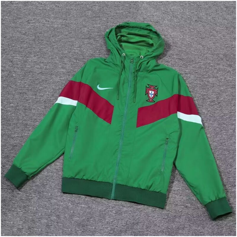 Mens Portugal All Weather Windrunner Jacket Green 2024