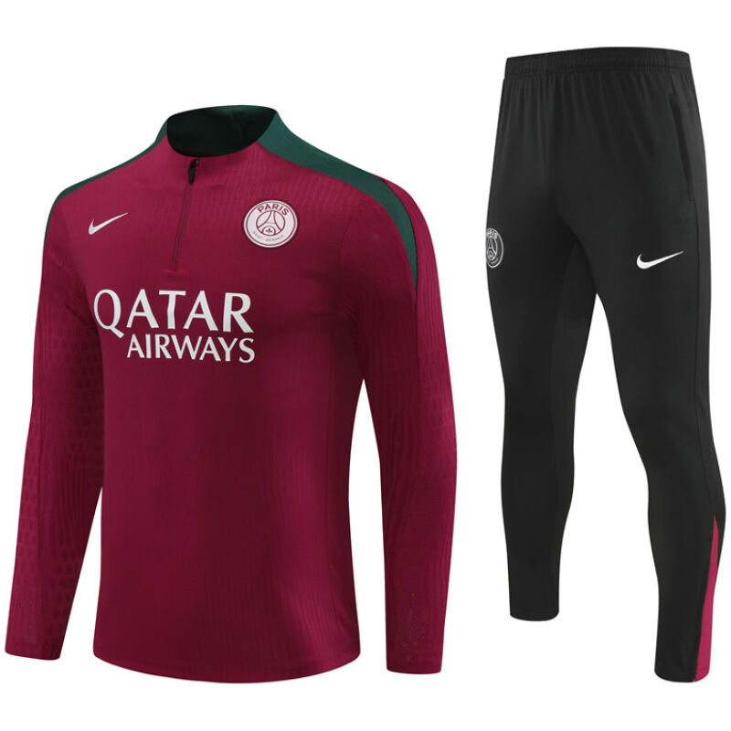 Mens PSG Training Suit Red 2024/25