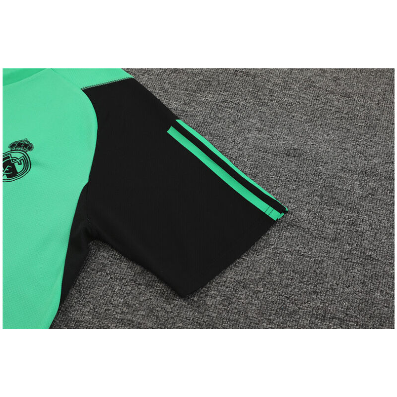 Mens Real Madrid Short Training Suit Green 2023/24