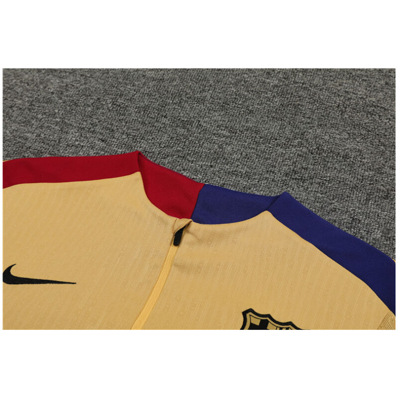 Mens Barcelona Training Suit Gold 2024/25